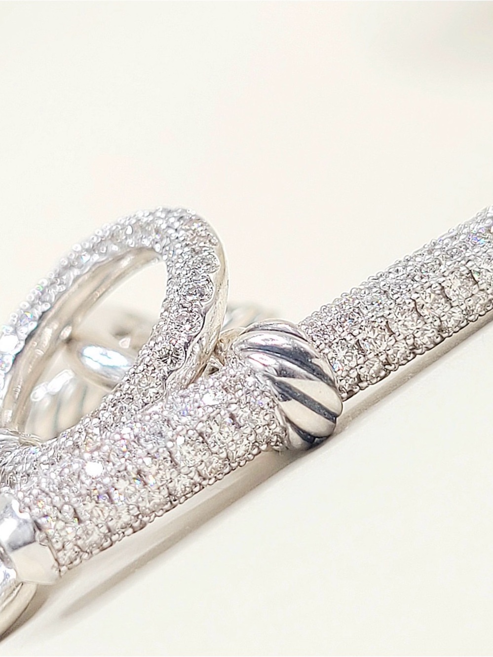 David Yurman Madison Toggle Chain Necklace With Diamonds , 11mm - Picture 7 of 10